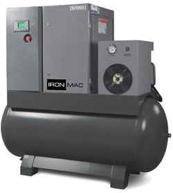 Винтовой компрессор IRONMAC IC 10/10 DF VSD 500L